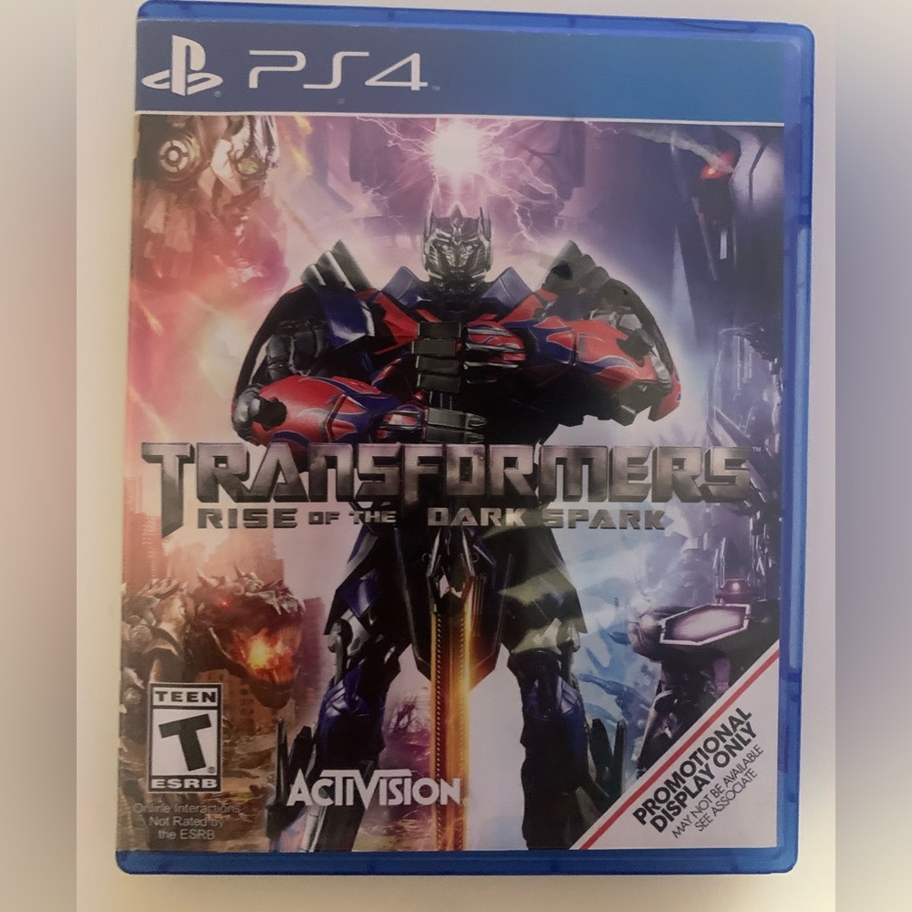 PS4 ( Transformers Rise of the Dark Spark)